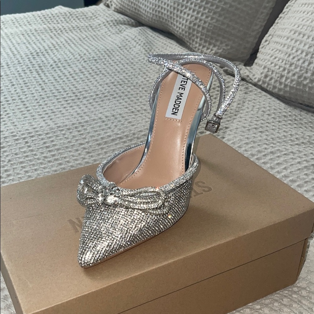 Steve Madden Viable Rhinestone Heels